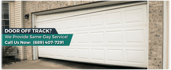 Garage Door Off Track In Location
